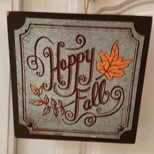 RAISED FRAME WITH A TIN BACKGROUND